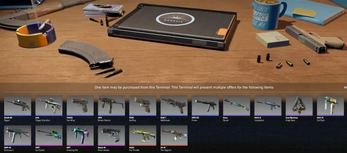 Terminal Drops semanales