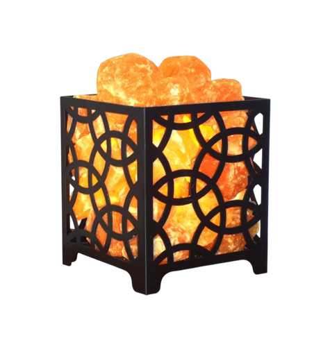 Iron Basket Ball With Salt Chunks