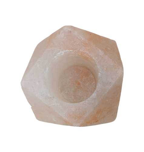 Diamond Shape Salt Candle Holder
