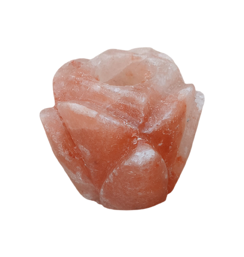Rose Shape Salt Candle Holder 3