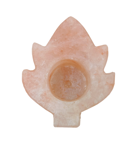 Salt Leaf Candle Holder