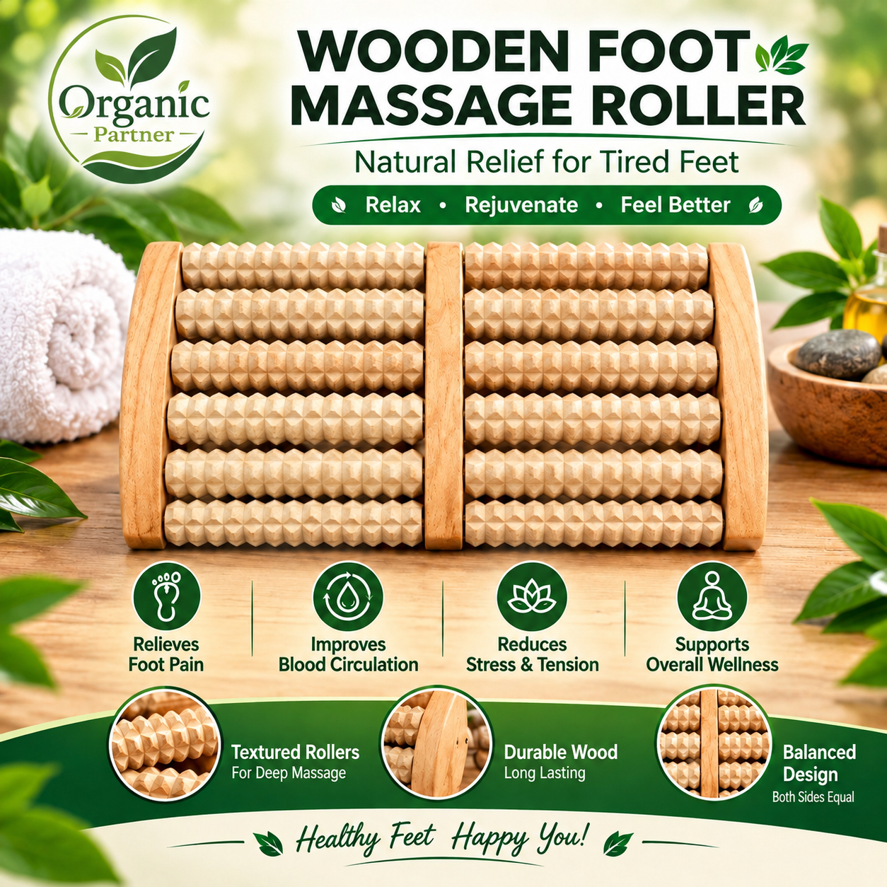 Wooden Foot Massage Roller category