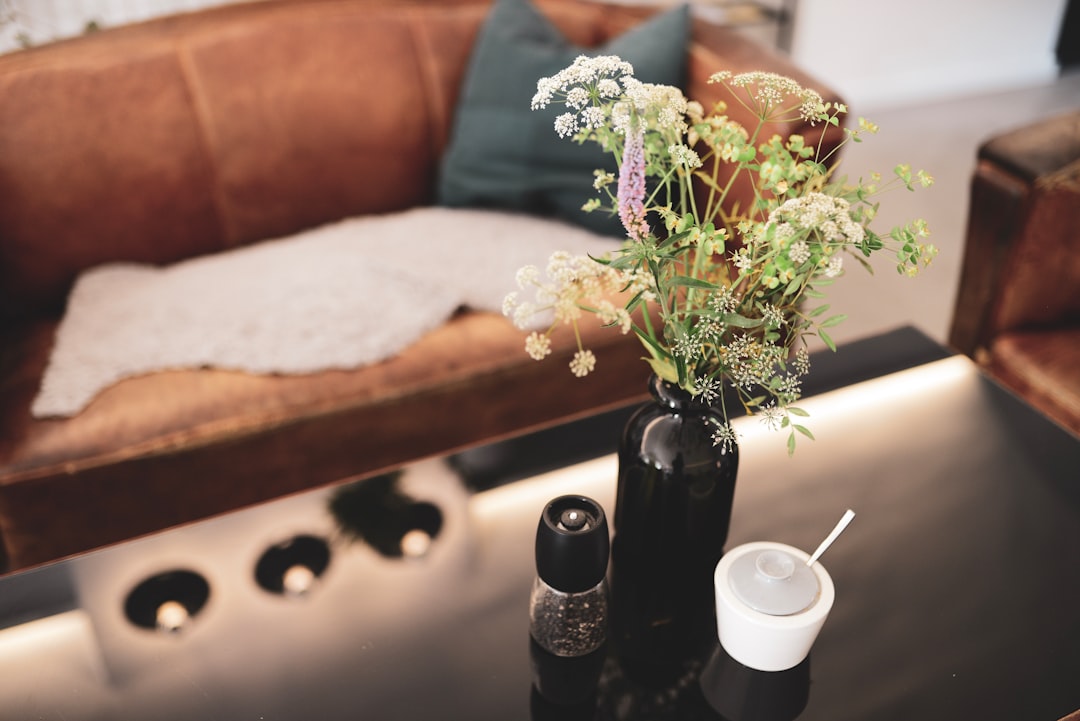 cozy nail salon atmosphere warm lighting