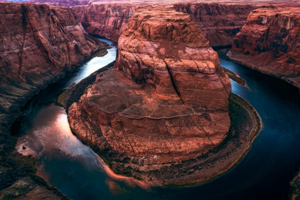 Horseshoe Bend at Twilight — Fine Art Print by Southbound Studios