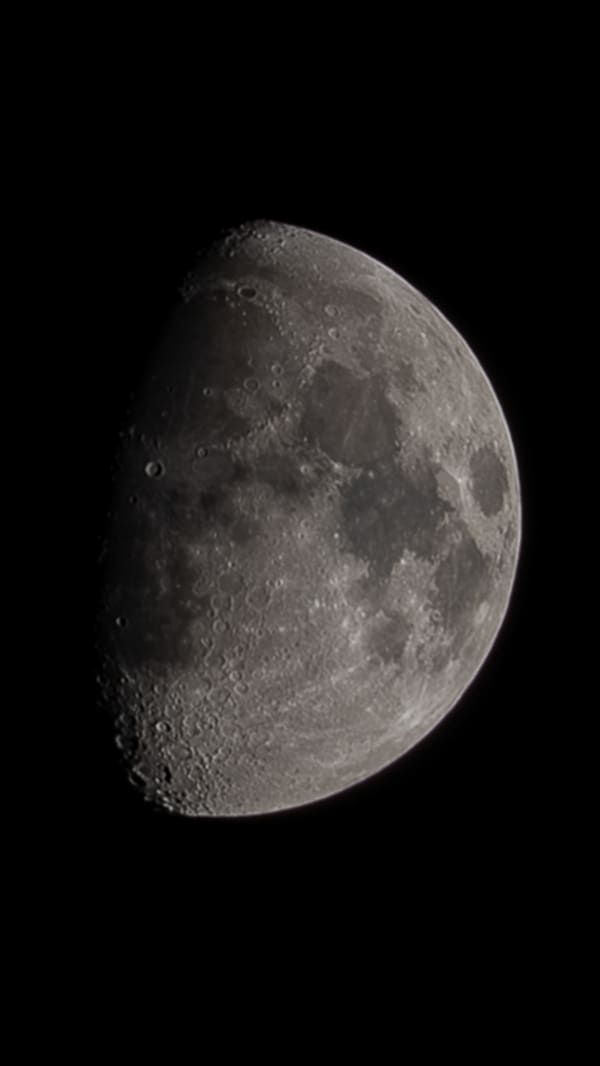 Gibbous Moon in Monochrome — Fine Art Print by Southbound Studios