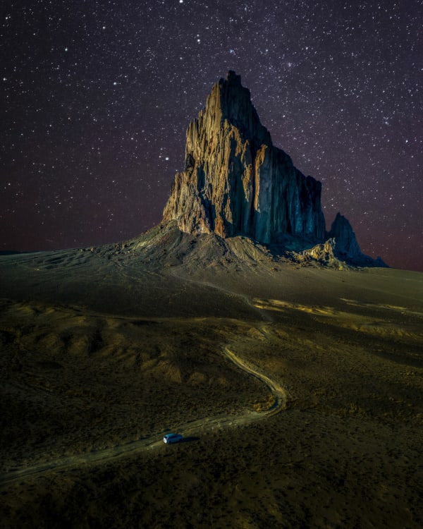 Shiprock Under Starlight — Fine Art Print by Southbound Studios