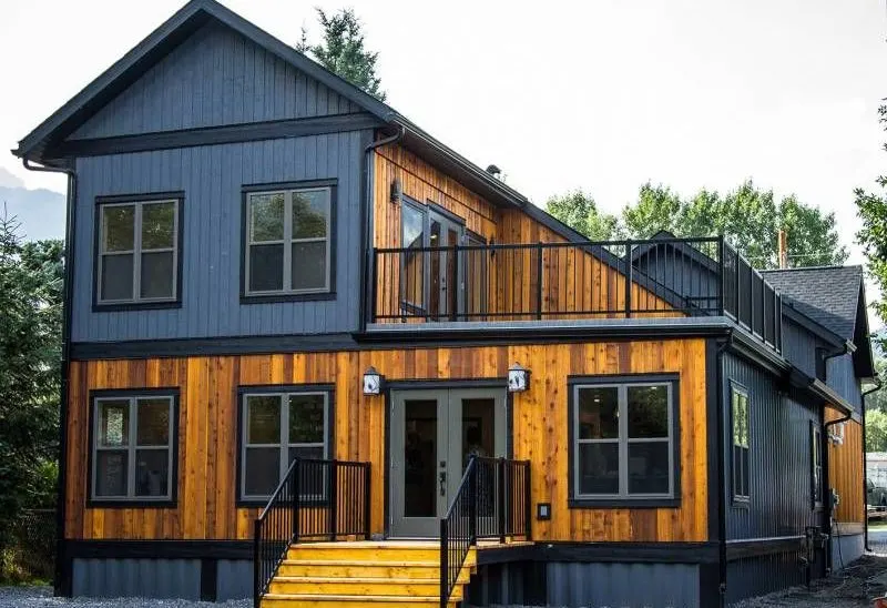 Family home from hipping container