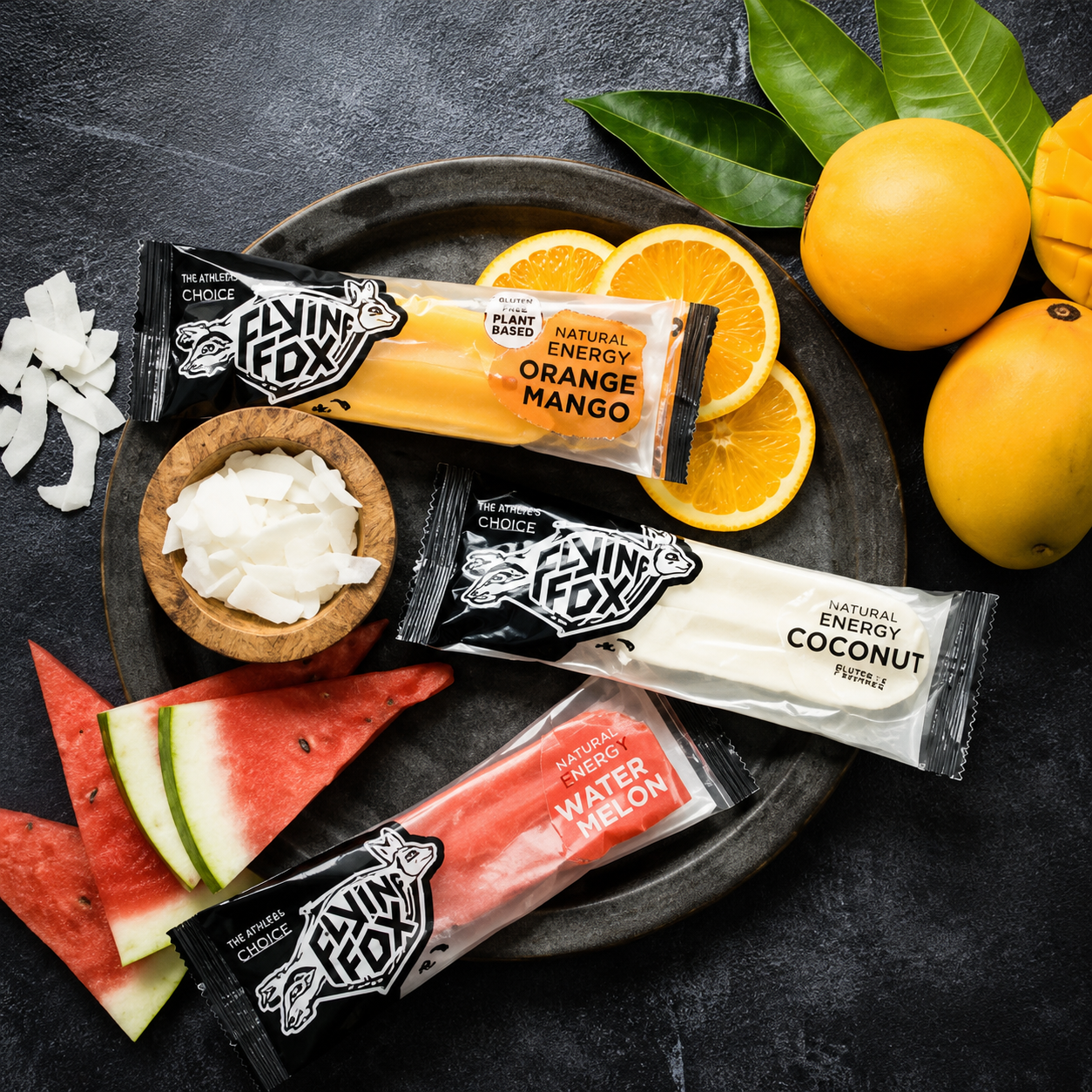 Flyin Fox Natural Energy Orange Mango / Coconut / Watermelon