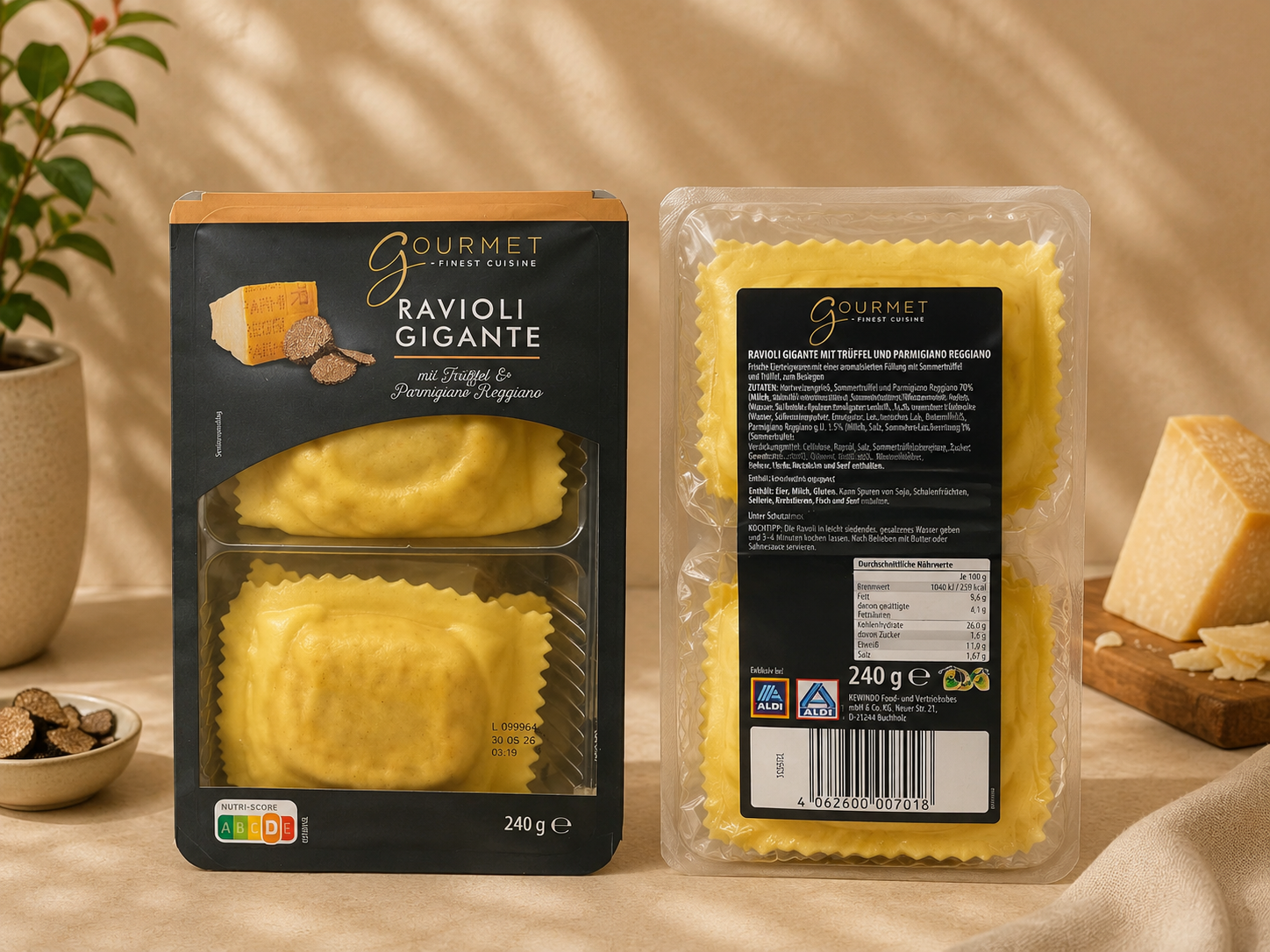 Ravioli Gigante mit Trüffel & Parmigiano Reggiano