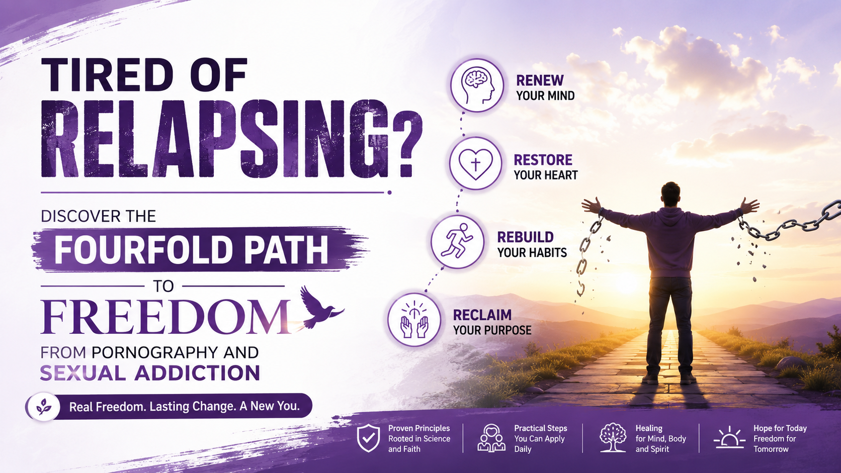 Tired of Relapsing? Discover the Fourfold Path to Freedom from Pornography and Sexual Addiction