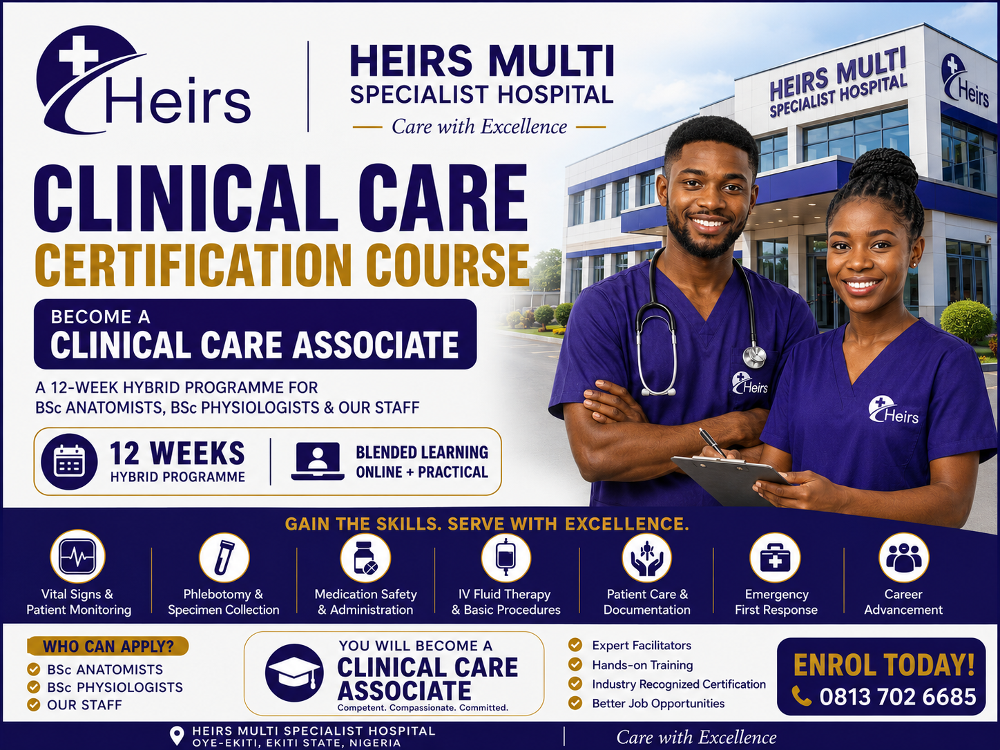 GRADUATE CLINICAL CARE ASSOCIATE CERTIFICATION