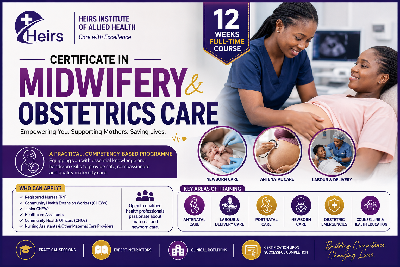 CERTIFICATE IN MIDWIFERY AND OBSTETRICS CARE