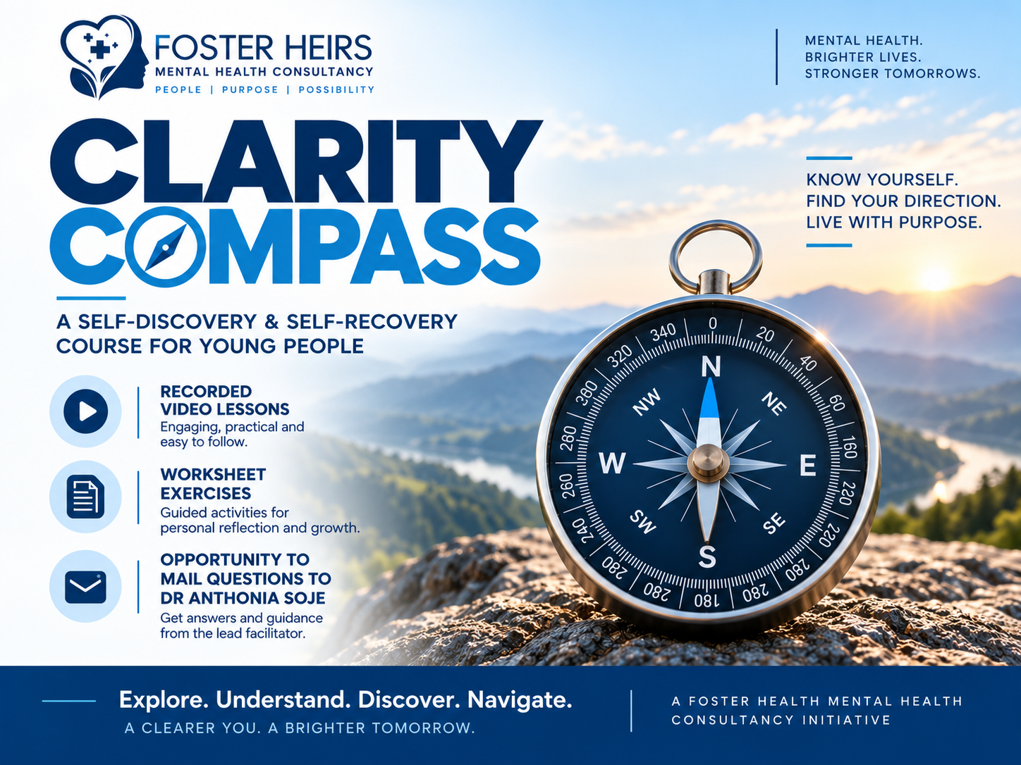 CLARITY COMPASS (Self discovery course)