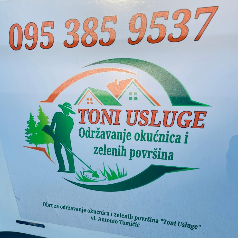 "TONI USLUGE" Održavanje vrtova i zelenih površina, vl. Antonio Tomičić 