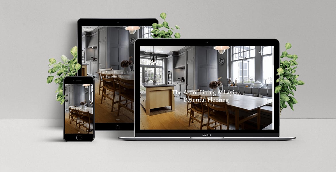 CALVEO 16 Martin Allen website mock-up