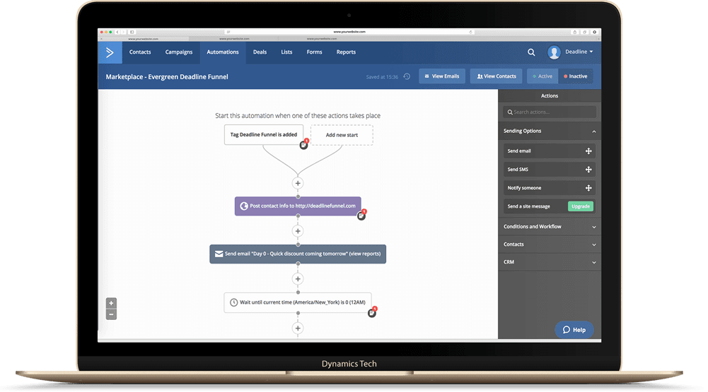 CRM with marketing automation