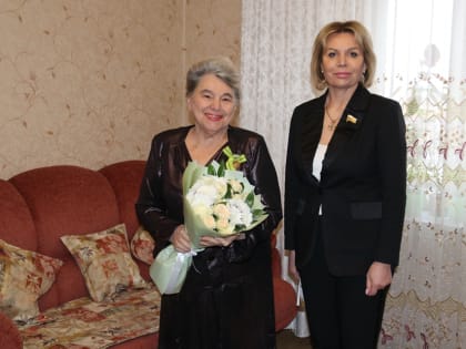 Ольга Слюсарева навестила тулячку – жительницу блокадного Ленинграда