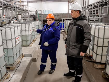 В компании «Щекиноазот» построено и успешно функционирует производство реагентов для обработки оборотной воды и воды для обратного осмоса