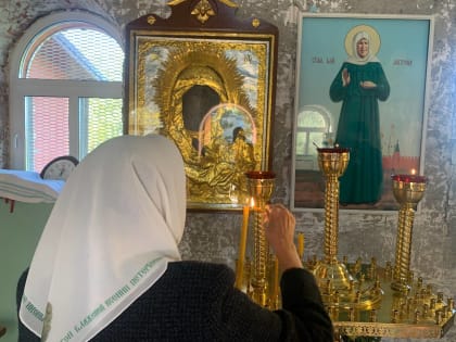 Десять лет назад был заложен первый в Тульской области храм во имя Матроны Московской