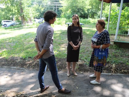 Анастасия Дементьева приняла участие в приемке работ по проекту «Наш город»