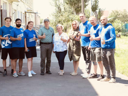 В канун нового учебного года представители «Молодой Гвардии» продолжают содействовать развитию социальной инфраструктуры новых территорий