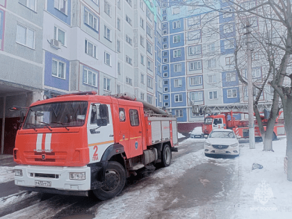 Из пожара в многоквартирном доме на улице Максимовского в Туле эвакуировали ребенка и пятерых взрослых