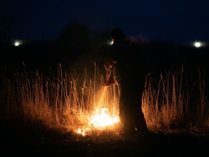 За сутки в Тульской области произошли десять пожаров