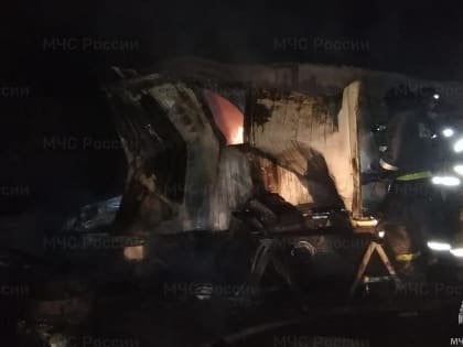 В сгоревшей бытовке в Кимовском районе найден труп человека