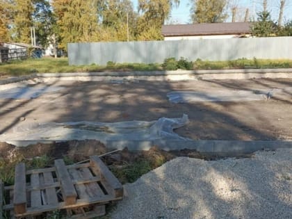 Новая многофункциональная площадка для детей в поселке Маклец