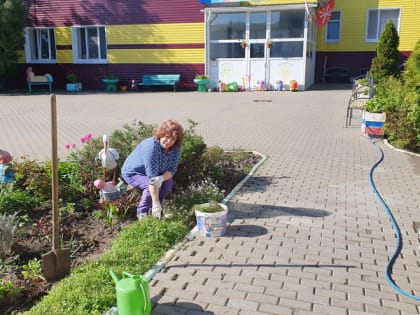 18.05.2024 года ГУЗ «Тульский специализированный областной дом ребенка» принял участие в общеобластном субботнике.