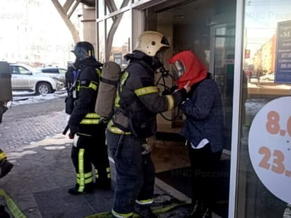 В Туле «потушили» пожар в ТЦ «Милан»