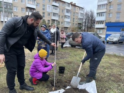 Торжественное открытие спортивной площадки в Туле