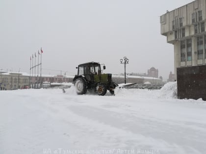 В тульской Госавтоинспекции предупреждают водителей о снегопаде и возможных метелях