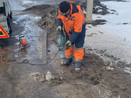 В Туле начали проводить противопаводковые мероприятия