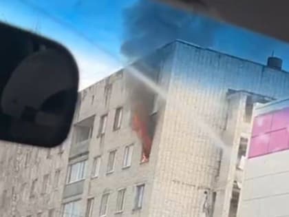 В Суворове Тульской области произошел пожар в общежитии