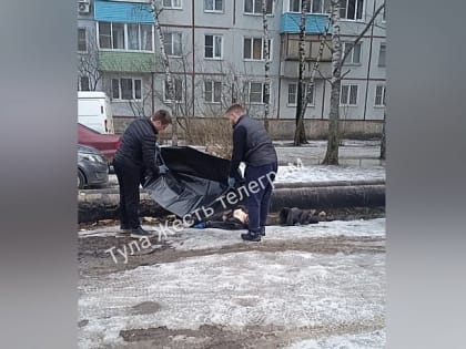 ﻿В Туле на улице Пузакова обнаружили труп ﻿мужчины