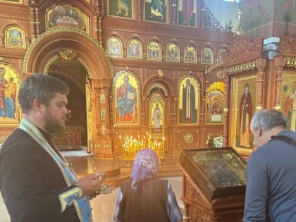 Чудо мироточивой иконы в Новомосковске