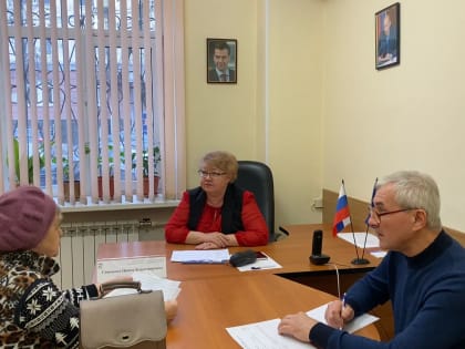 Ирина Симонова провела прием граждан