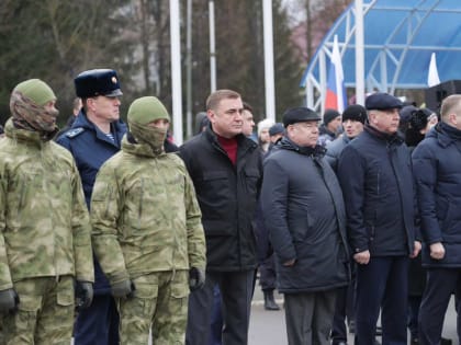 Депутаты Тульской городской Думы приняли участие в проводах мобилизованных туляков