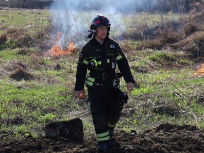 На территории Тульской области первого апреля официально начался пожароопасный сезон