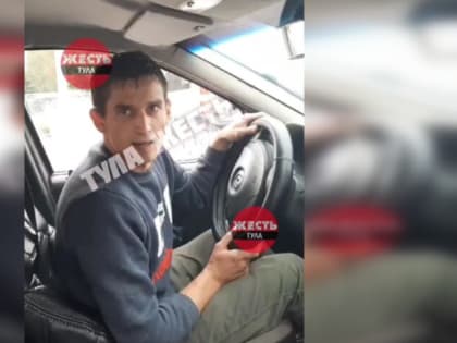 В Туле в ДТП попал неадекватный водитель