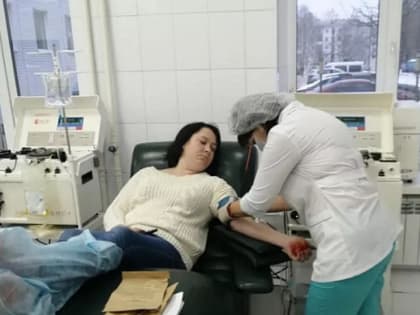 Около 560 туляков приняли участие в донорской акции, посвященной Дню студента