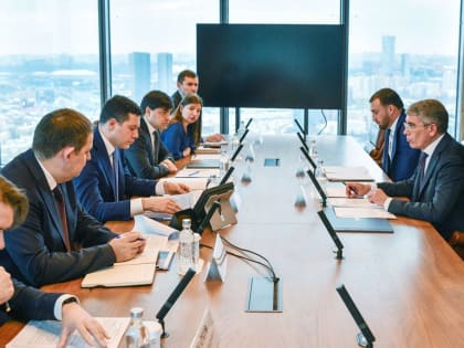 Дмитрий Миляев и Антон Алиханов обсудили развитие промышленности в Тульской области