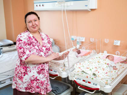 В новом перинатальном центре в Туле выходили недоношенных двойняшек