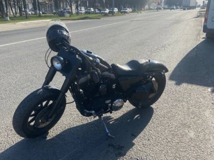 В Туле мотоциклист едва увернулся от наглого нарушителя