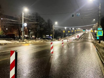 Продолжается реконструкция Московского путепровода