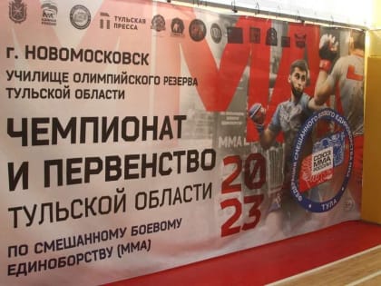 В Новомосковске проходят областной чемпионат и первенство по ММА