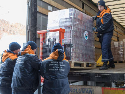 ﻿В Сирию передали партию гуманитарной помощи по поручению тульского губернатора Дюмина