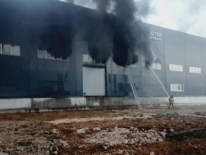 Пожар на предприятии в Узловой не повлиял на его работу