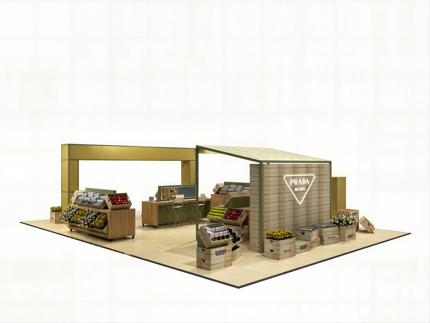 Prada Beauty — Summer Market 2026 Pop-Up — 1